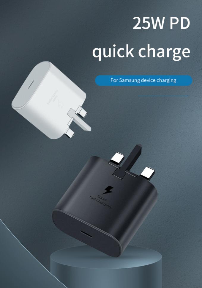 PD 3.0 PPS Charger Wall UK Main 3 Pin Foldable Plug Adapter USB C Adapter Power 0