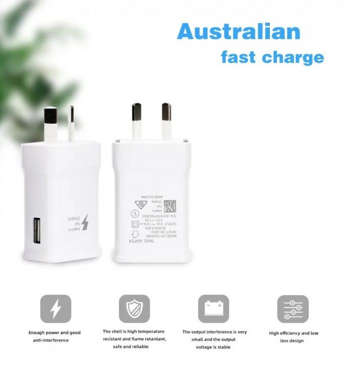 For Samsung 10w Usb Wall Charger Austrialia Plug 2.1amp Cell Phone Power Adapters 0