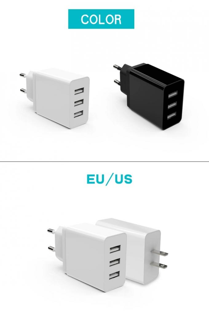 Multiport 3.6A Fast Wall Charger Plug European Qualcomm 3.0 For Iphone 3