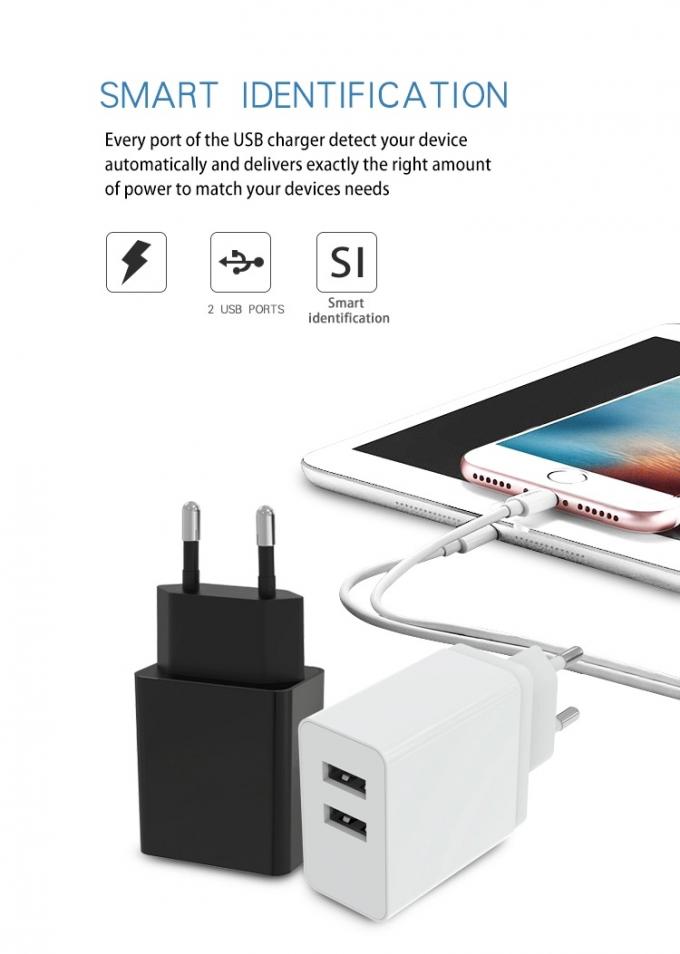18w Quick Charge 3.0 Wall Charger European Fast Rapid Dual Usb Wall Charger Adapter 2