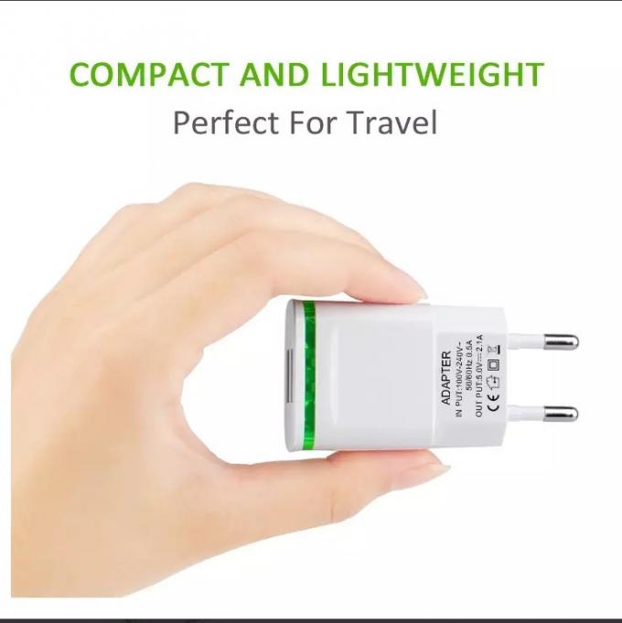 Usb 3.0 Quick Charge Dual Usb Wall Charger Power Adapter Fast Charging  With Led Light 10w Mobile Phone 0