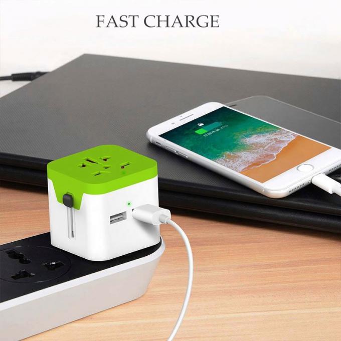 2 Port Foldable Fast Wall Charger Universal Adapter 5V2.4A USB Wall Mount Charger 3