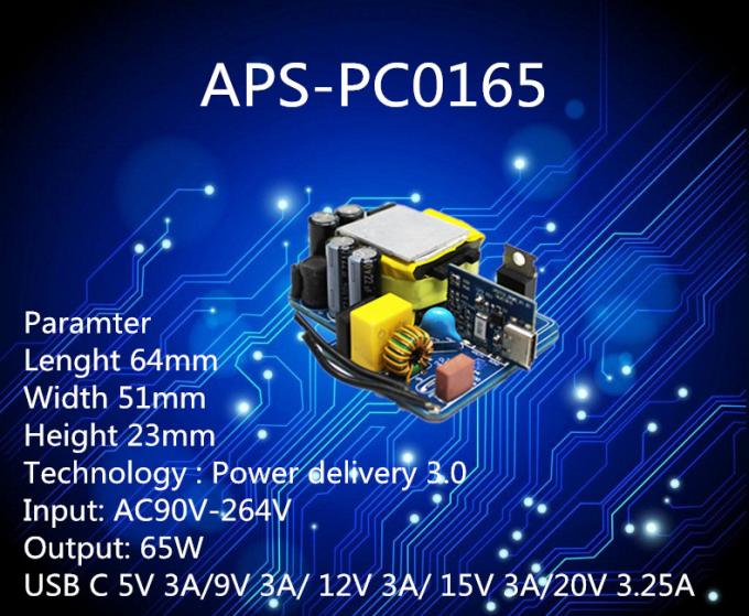 AC DC PCB Bare Circuit Board , 65W PCBA Circuit Board 1