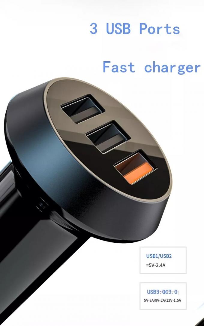 30w High Power USB Iphone Quick Charge 3.0 Car Charger 0