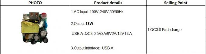 18W QC3.0 5V 9V 12V Mobile Phone Charger PCB Board 0