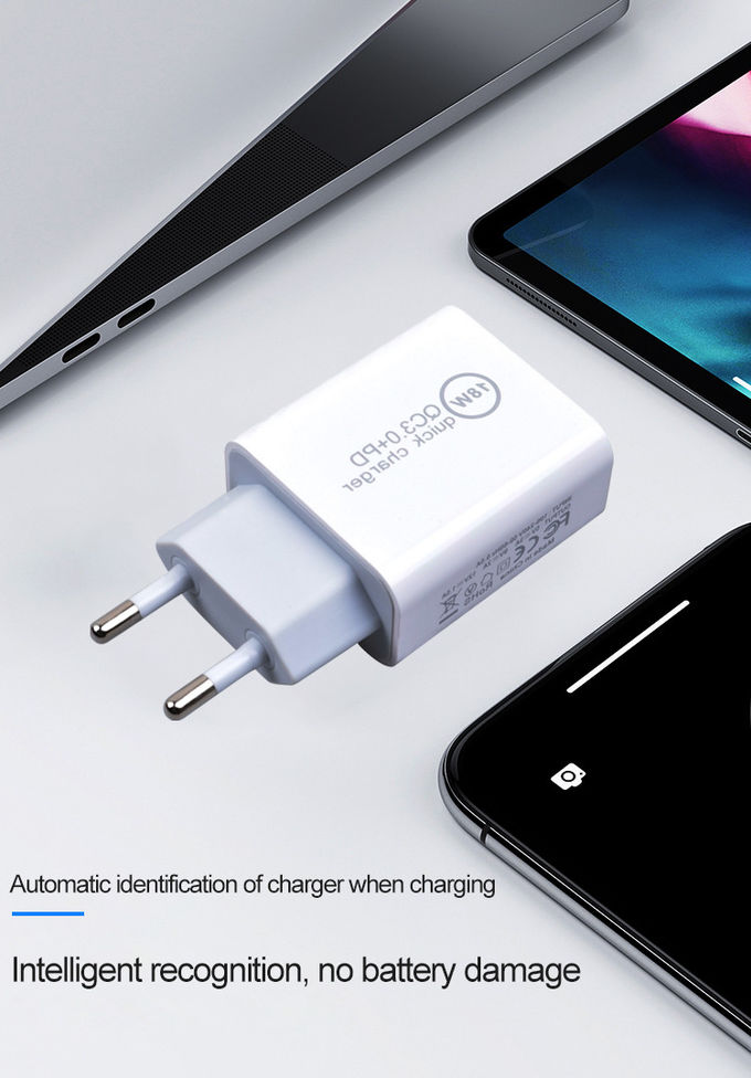 Qualcomm 3.0 Quick Charge 2 Port 18W USB C Wall Charger 4