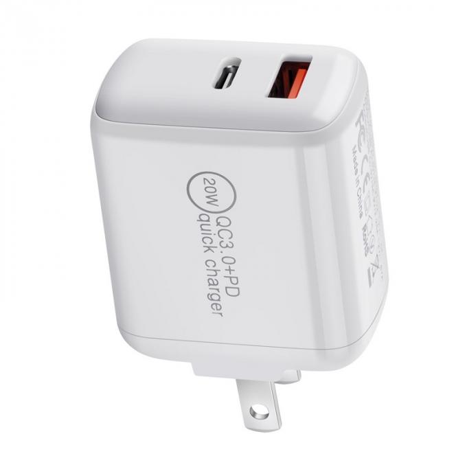 US QC 3.0 PD USB C 20W Charger For IOS Android Smartphone 0