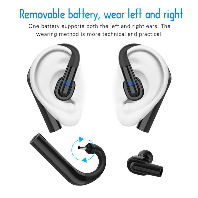 Single Earhook Earbuds Hands Free Hang Up Bluetooth 5.0 Earphones 360 Rotation 1