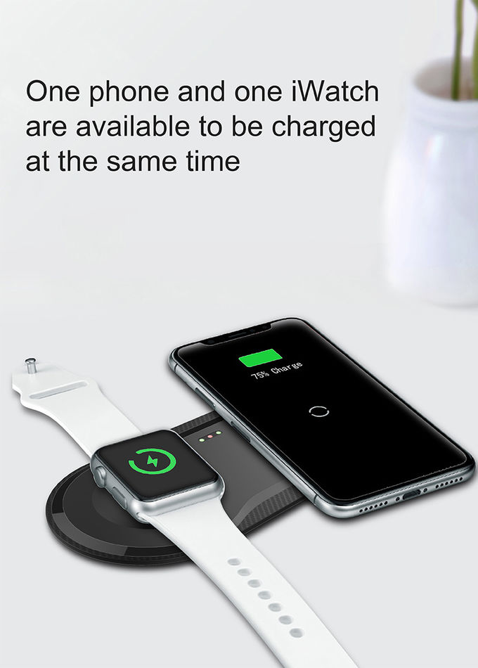 Apple Watch Qi inductive Wireless Charger , Fast Charging Wireless Charging Pad 4
