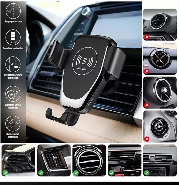 Fast Charging Wireless Charging Station 10W 7.5W 5W 5mm 360 View For Car 1