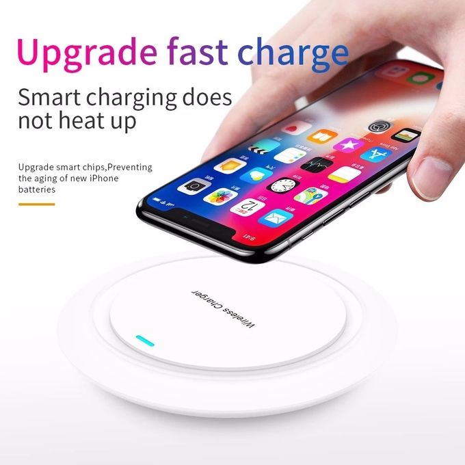 Lighting Qi Wireless Charging Station 5mm Portable Charger Cell Phone Charging Pad 4