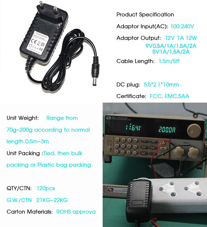 24W AC TO 12V DC Power Adapter 12V 2A Switching Mode Power Adapter 1