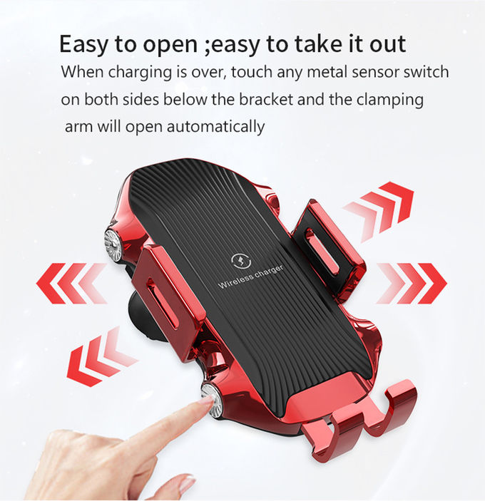 DOE 15W Fast Charging Qi Car Wireless Charger Holder 8