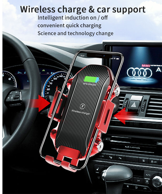 DOE 15W Fast Charging Qi Car Wireless Charger Holder 3