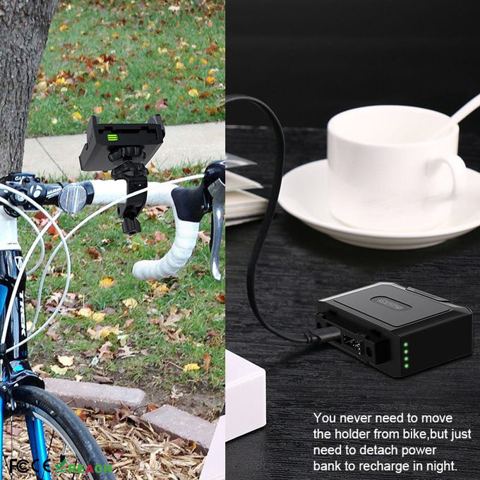 Rechargeable 5200mAH Detachable Bike Mount Phone Holder 3