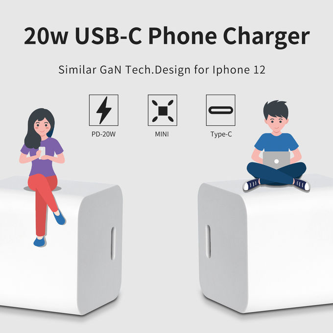 QC4.0+ USB C 20W PD Fast Charger for iPhone 12 Series 0