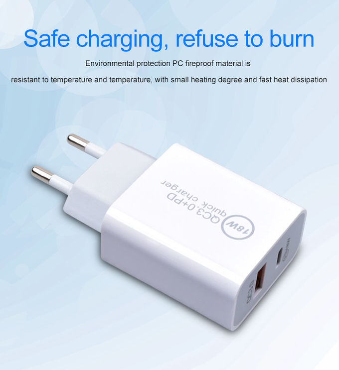 Qualcomm 3.0 Quick Charge 2 Port 18W USB C Wall Charger 1